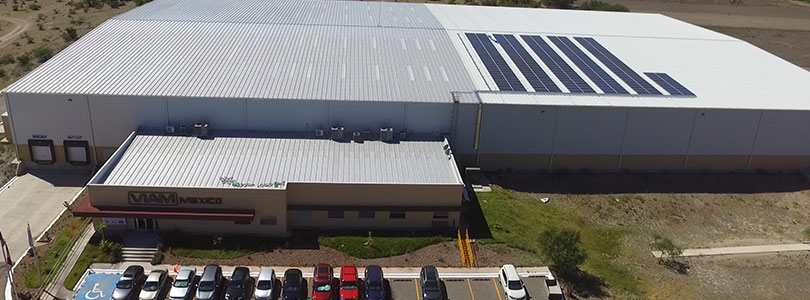 VIAM Manufacturing se une a la tendencia en energía fotovoltaica de la mano de Panasonic México
