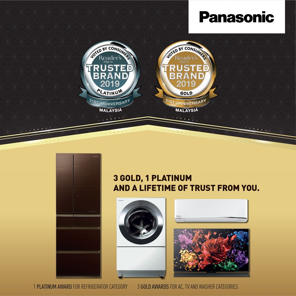 Panasonic x 2019 Reader’s Digest Trusted Brand Award