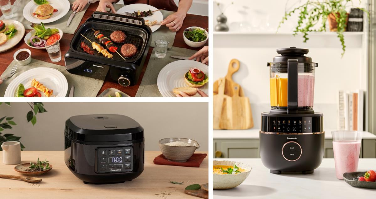 Panasonic onthult nieuwe, innovatieve keukenapparaten om koken te vereenvoudigen.
