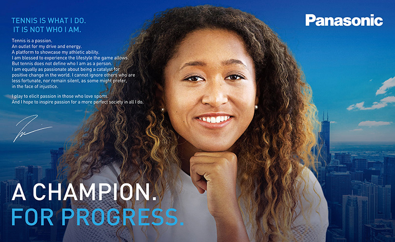 Panasonic Announces Signing of Professional Women’s Tennis Player Naomi Osaka as Brand Ambassador
