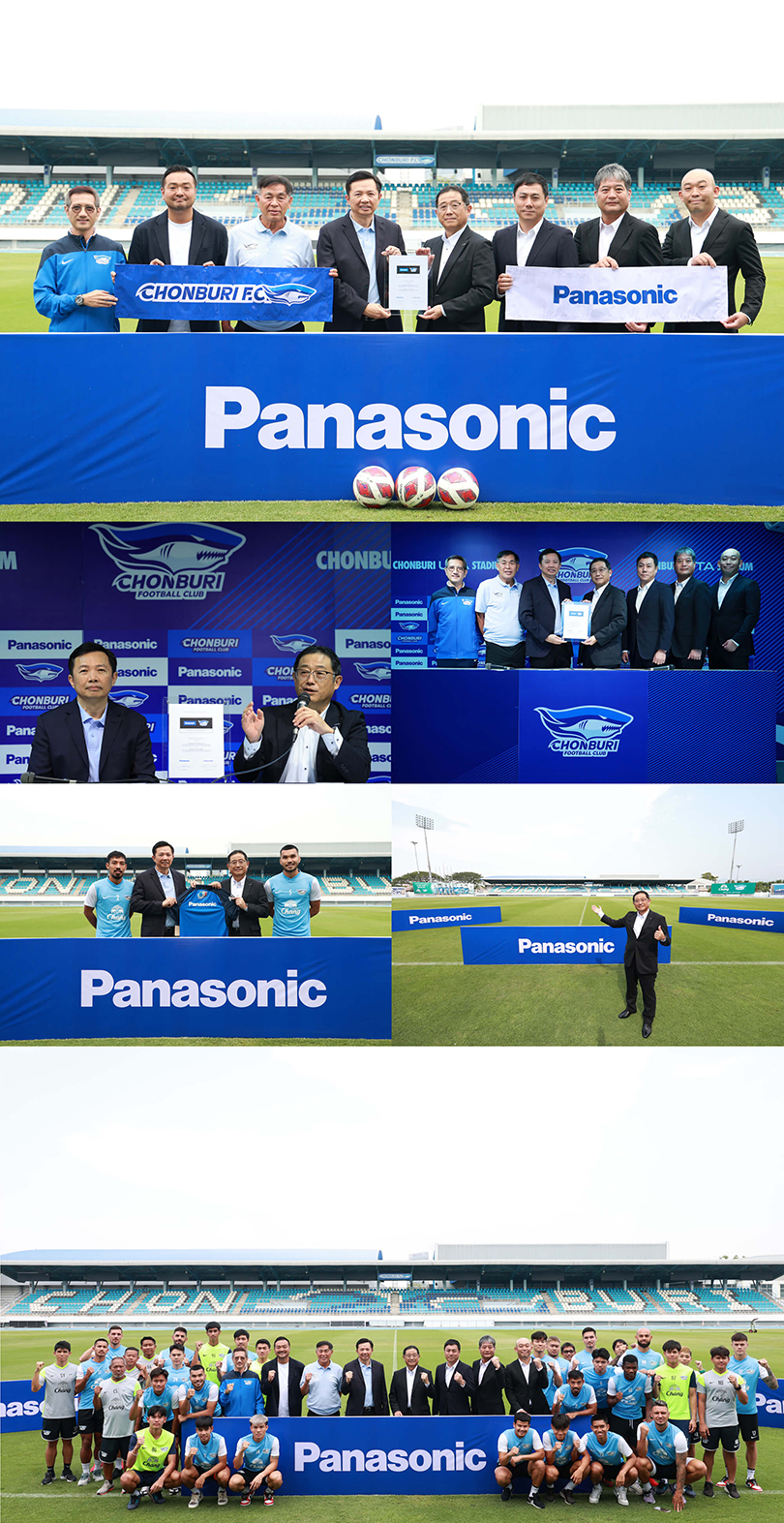 พานาโซนิค ประเทศไทย ประกาศเป็นผู้สนับสนุนอย่างเป็นทางการ “สโมสรฟุตบอลชลบุรี เอฟ.ซี.” พร้อมลุยโค้งสุดท้ายไทยลีกทันที