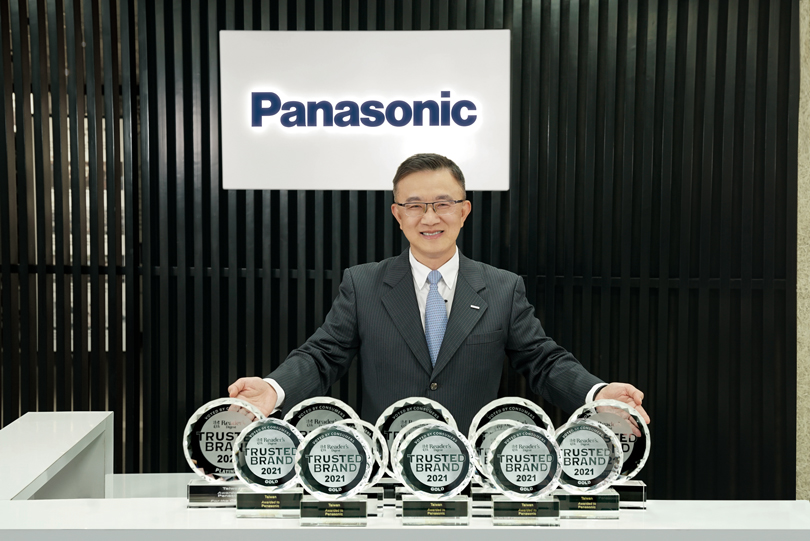 感謝有您，成就不凡！Panasonic唯一蟬聯5座白金獎