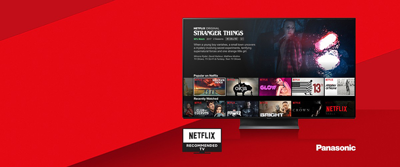 All 2019 Panasonic OLEDs Designated as Netflix Recommended TVs