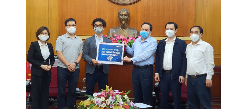 Panasonic Việt Nam trao tặng sản phẩm trị giá hơn 2 tỷ đồng, chung tay cùng cộng đồng phòng chống dịch COVID-19 