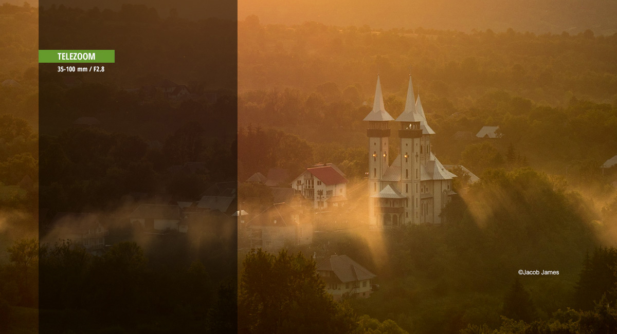 Lichtstarkes Aufnehmen von entfernteren Motiven