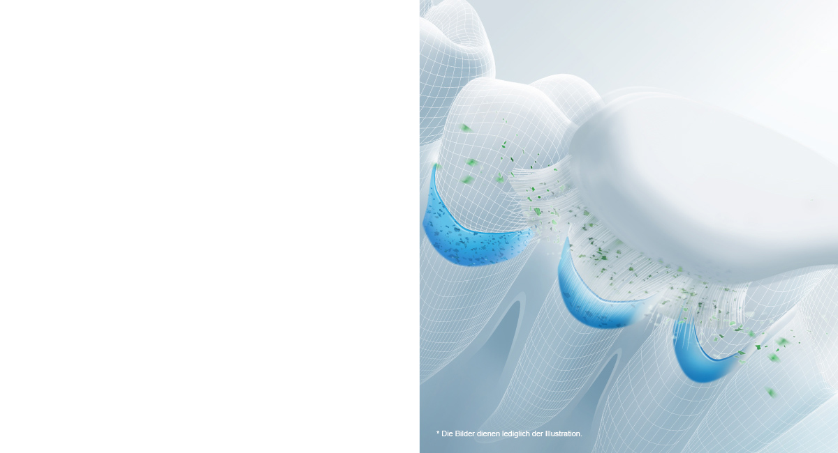 Bewegung am Zahnfleischrand