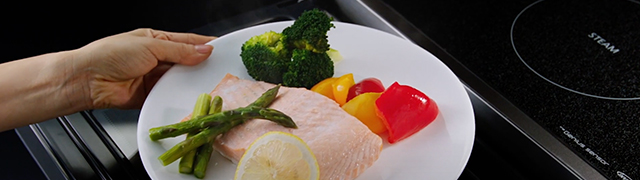 Panasonic NN-CS89LB 4-in-1 Dampfbackofen mit Mikrowelle: Automatisches Aufwärmen & Garen