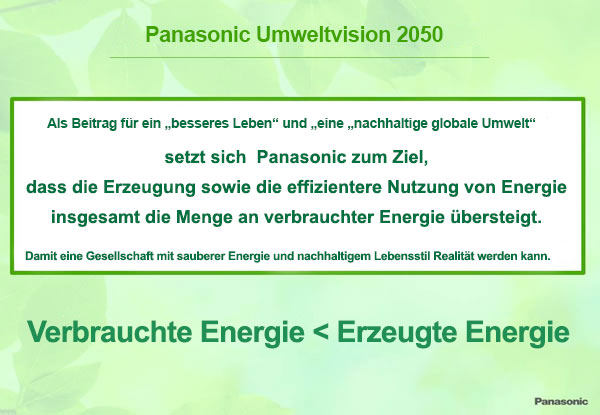 Panasonic Grüne Energie