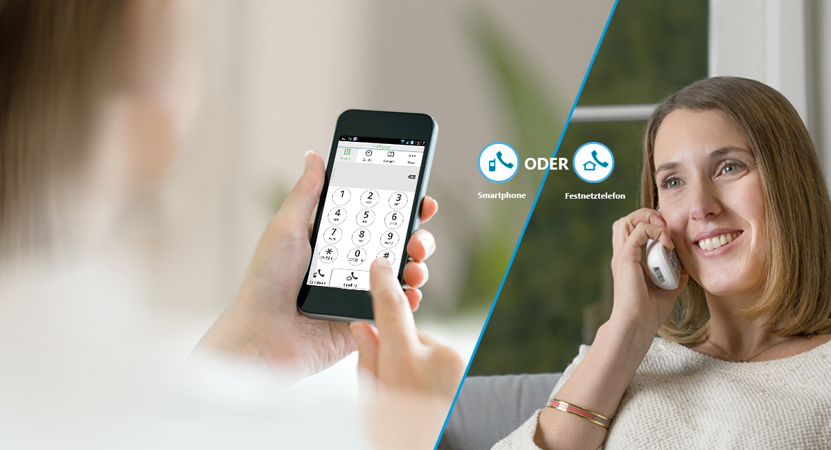 Ein modernes Telefon für modernes Leben