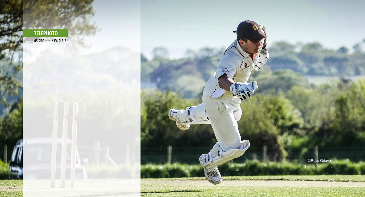 Flexibel över hela zoomomfånget 