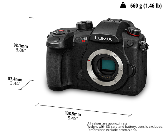 LUMIX DC-GH5S DSLM systemkamera
