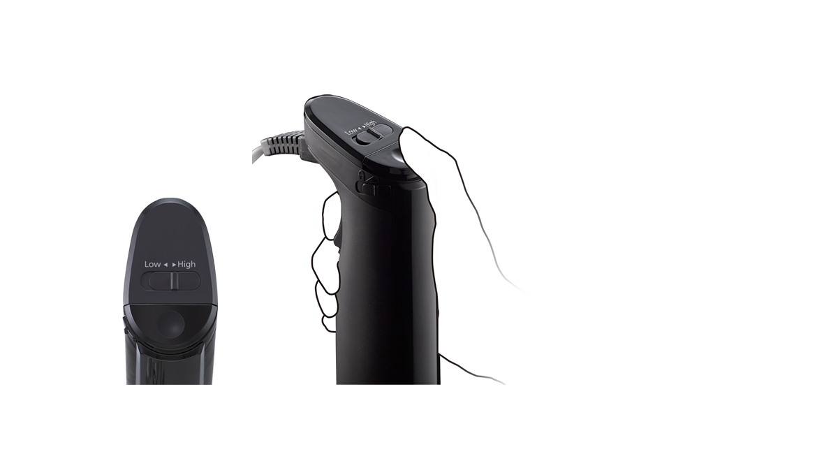 Dualer Schaltmechanismus und Kindersicherung