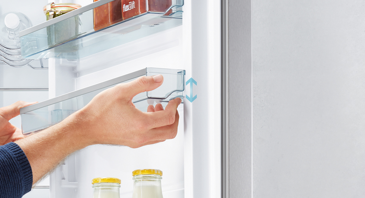 Ajustement de la hauteur des balconnets de porte.