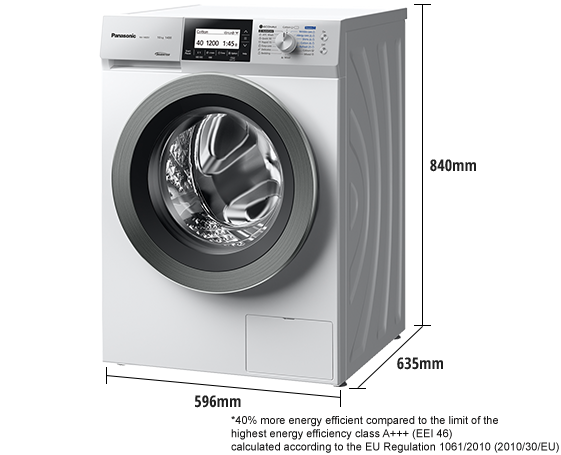NA-168ZS1WGB AutoCare Steam Washing Machine - 8kg, 1600rpm