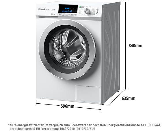 NA-168XR1 A+++ Waschmaschine (40% besser als A+++)