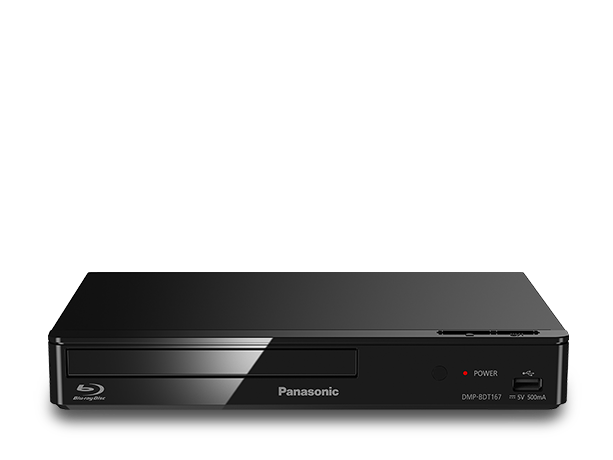 A DMP-BDT167 Smart Network 3D Blu-ray Disc™-/ DVD-lejátszó fényképen