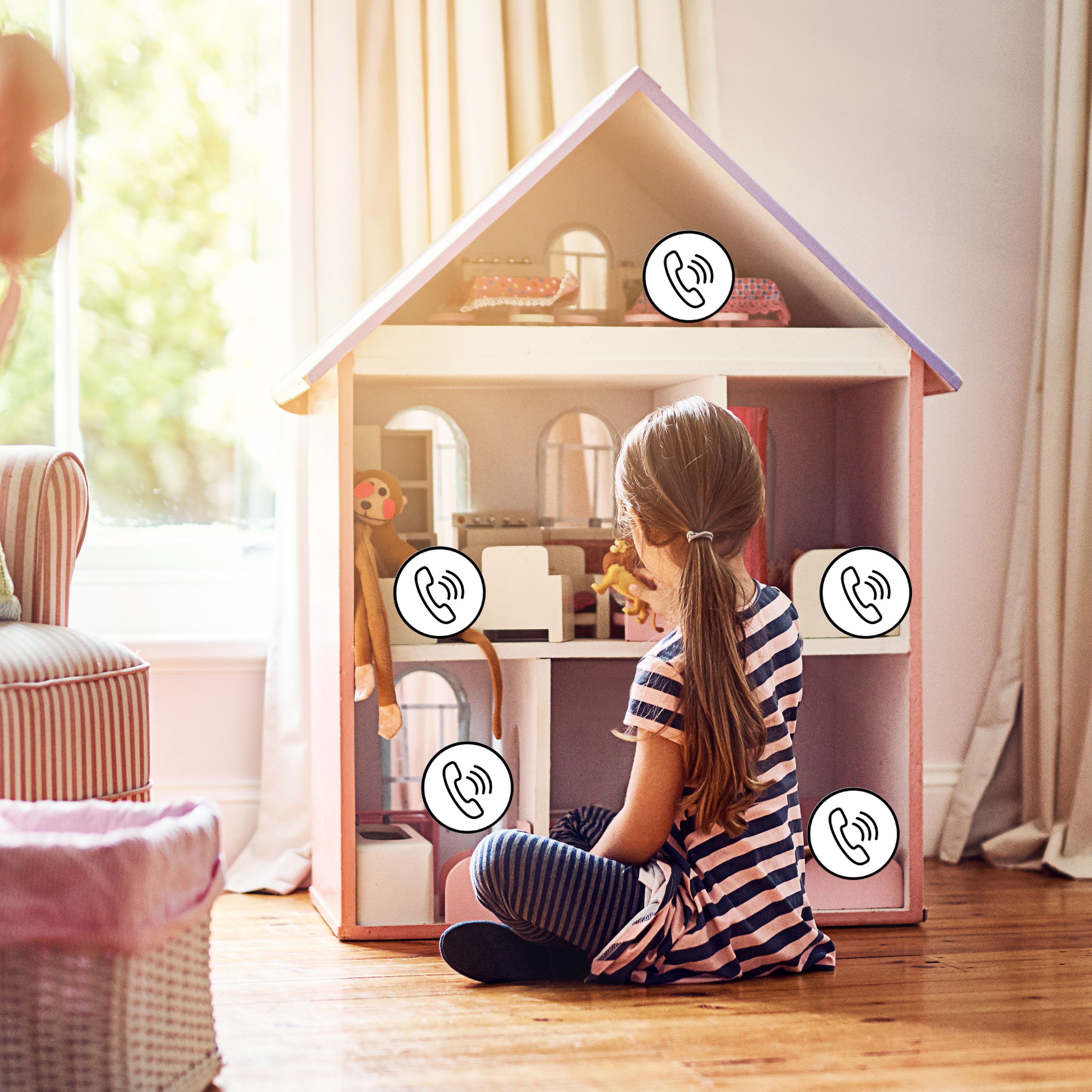 Flexible Aufstellung im ganzen Haus