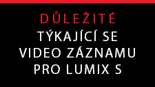 Oznámení týkající se funkce video záznamu pro LUMIX S