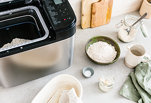 Backen mit einem Brotbackautomaten