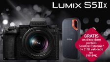 Llévate un disco duro Sandisk Extrem de 2TB por la compra de la nueva Lumix S5IIX