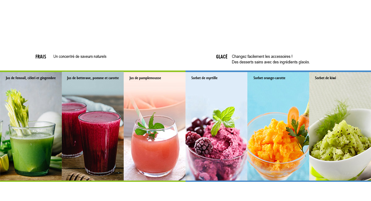 JUS FRAIS ET DESSERTS GLACÉS