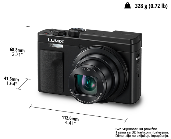 Digitalni fotoaparat LUMIX DC-TZ95