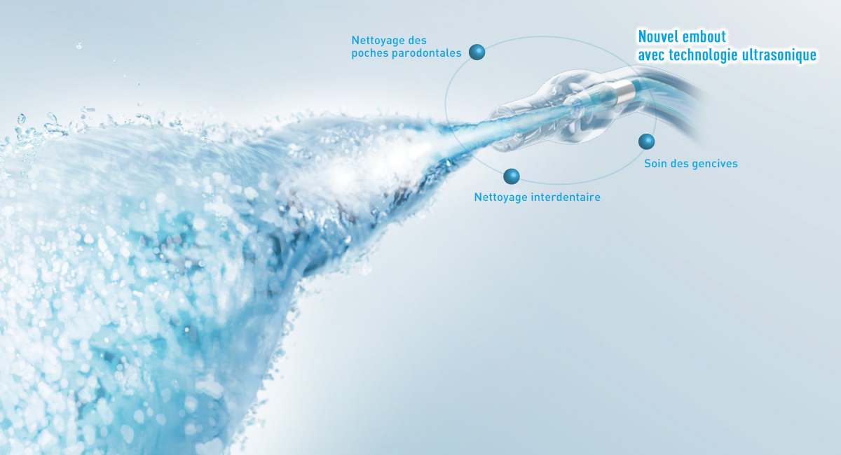 
Les 3 avantages du jet d'eau avec technologie ultrasonique
