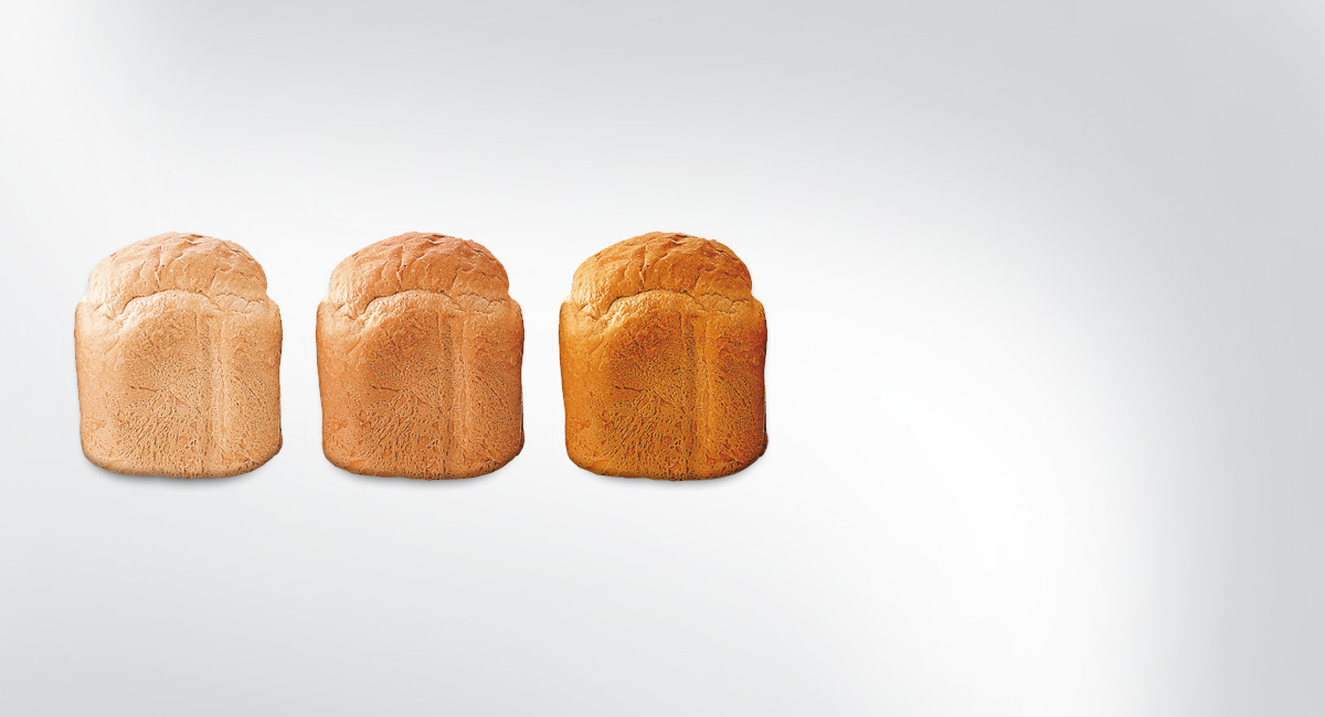 Opzioni per le dimensioni e la coloritura del pane 