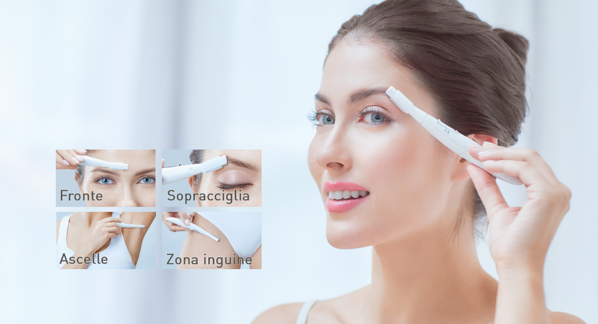 Depilazione rapida e delicata per viso e corpo
