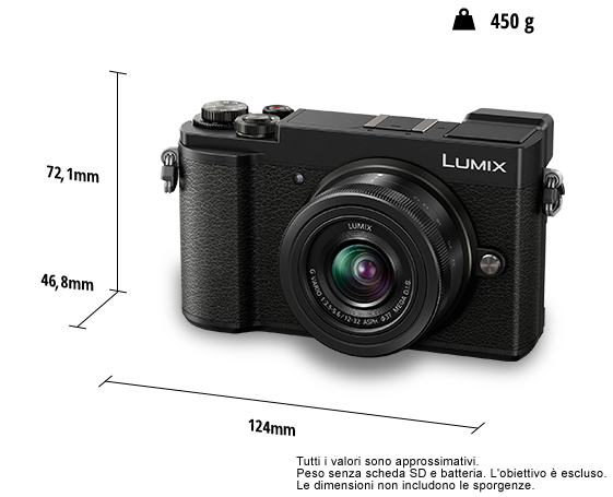 Lumix DC-GX9K - Macchina Fotografica Mirrorless