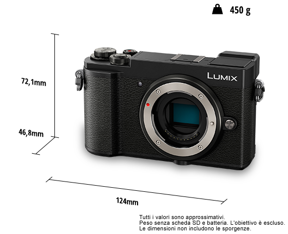 Lumix DC-GX9 - Fotocamera Mirrorless