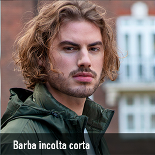Barba incolta corta