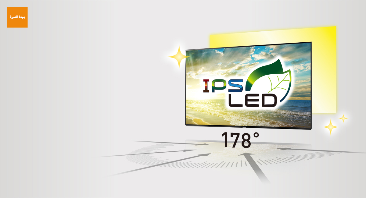 تقنية IPS LED Super Bright Panel Plus