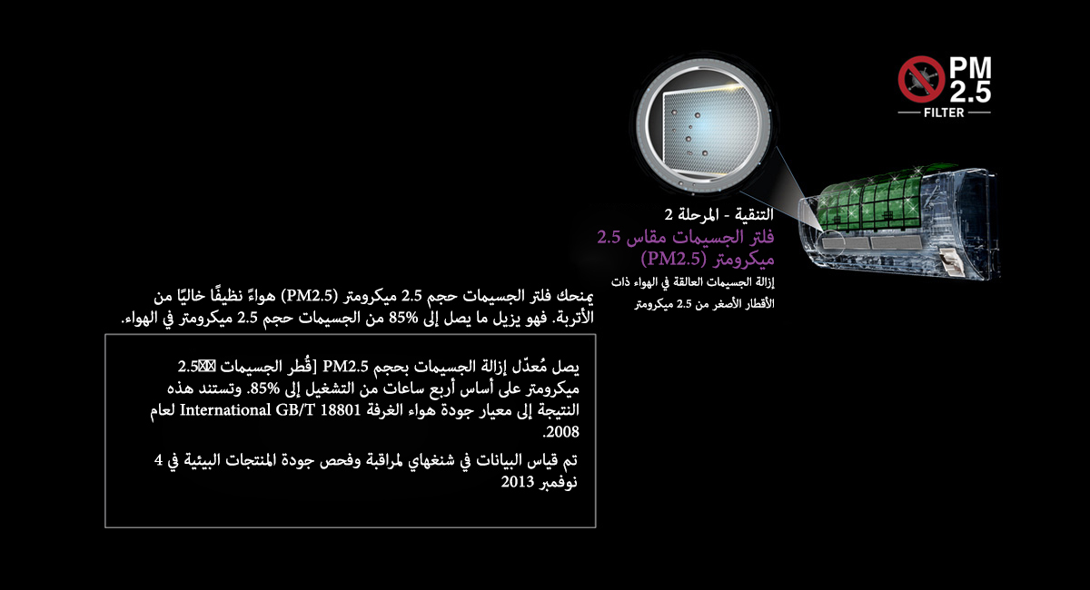 فلتر الجسيمات مقاس 2.5 ميكرومتر (PM2.5)