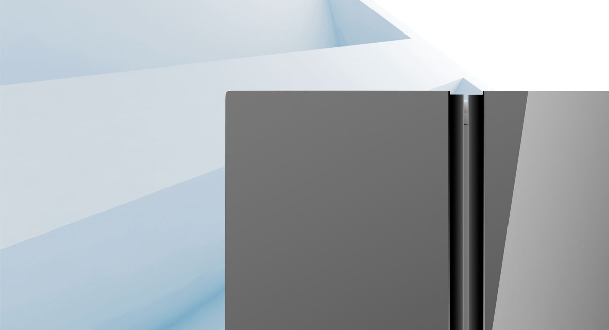 أبواب زجاجية عاكسة أنيقة