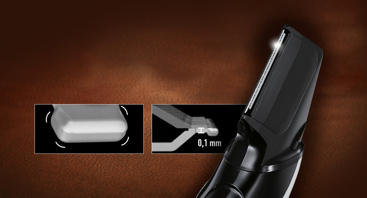 التشذيب من دون تهيج البشرة