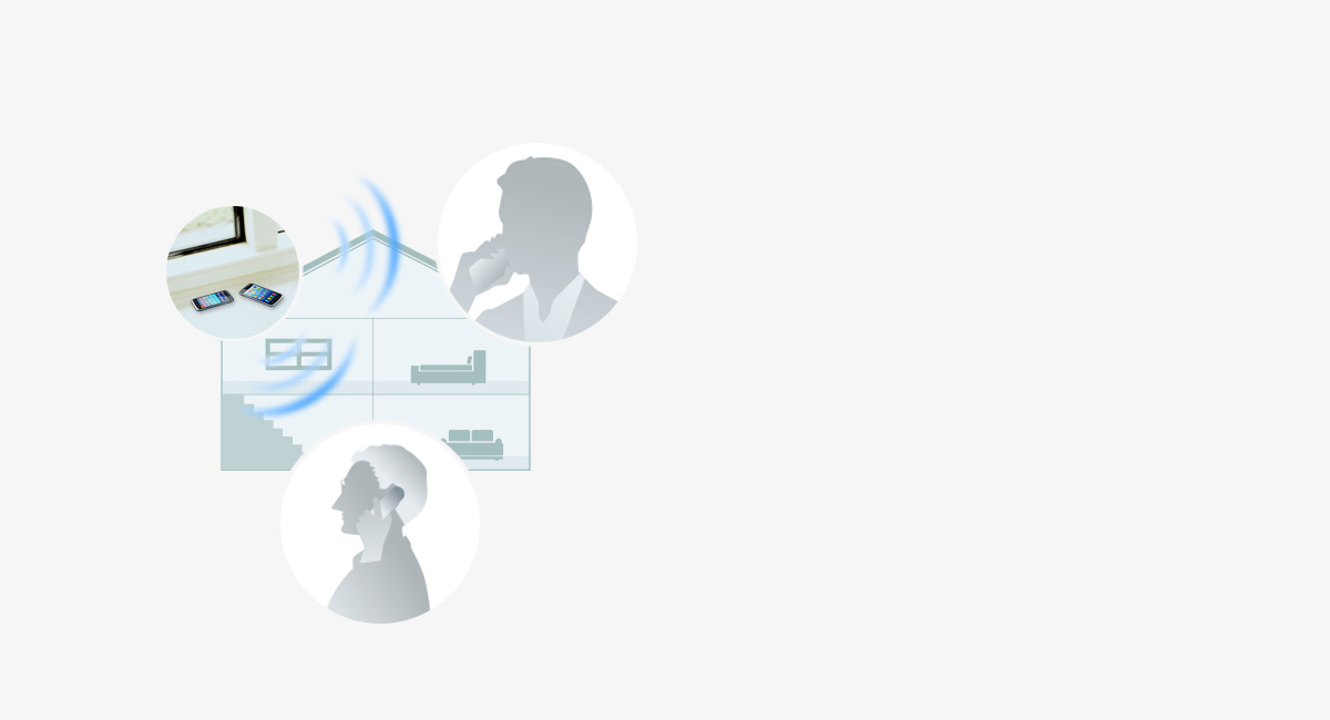 محادثات متزامنة على سماعتين