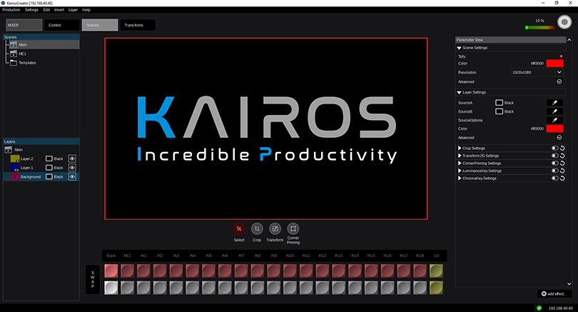 باناسونيك تطلق منصة KAIROS لإنتاج الفيديو المباشر
