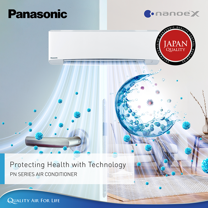 Panasonic’s new Nanoe™ X Technology Air Conditioner makes breathing nature indoor possible