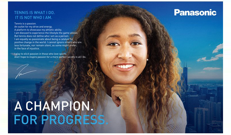 Panasonic Announces Signing of Professional Women's Tennis Player Naomi Osaka as Brand Ambassador