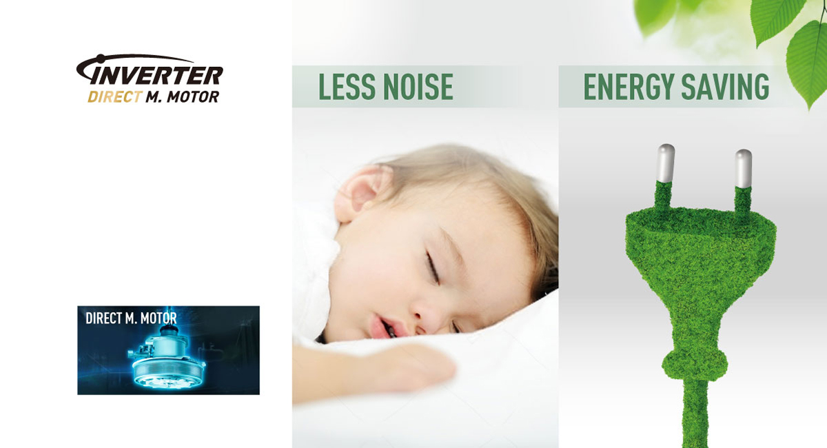 Super Quiet and Uses Less Electricity