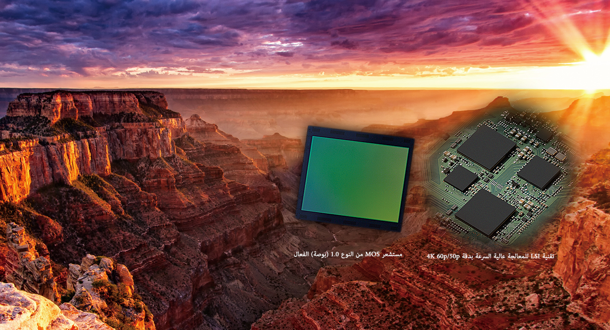 فيديو بدقة 4K 60p/50p