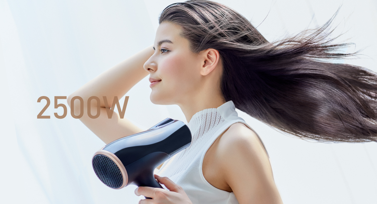 تجفيف سريع باستخدام تدفق الهواء القوي