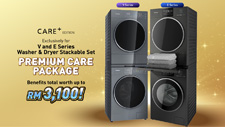 V Series & E Series Washer & Dryer Set Premium Care Package 