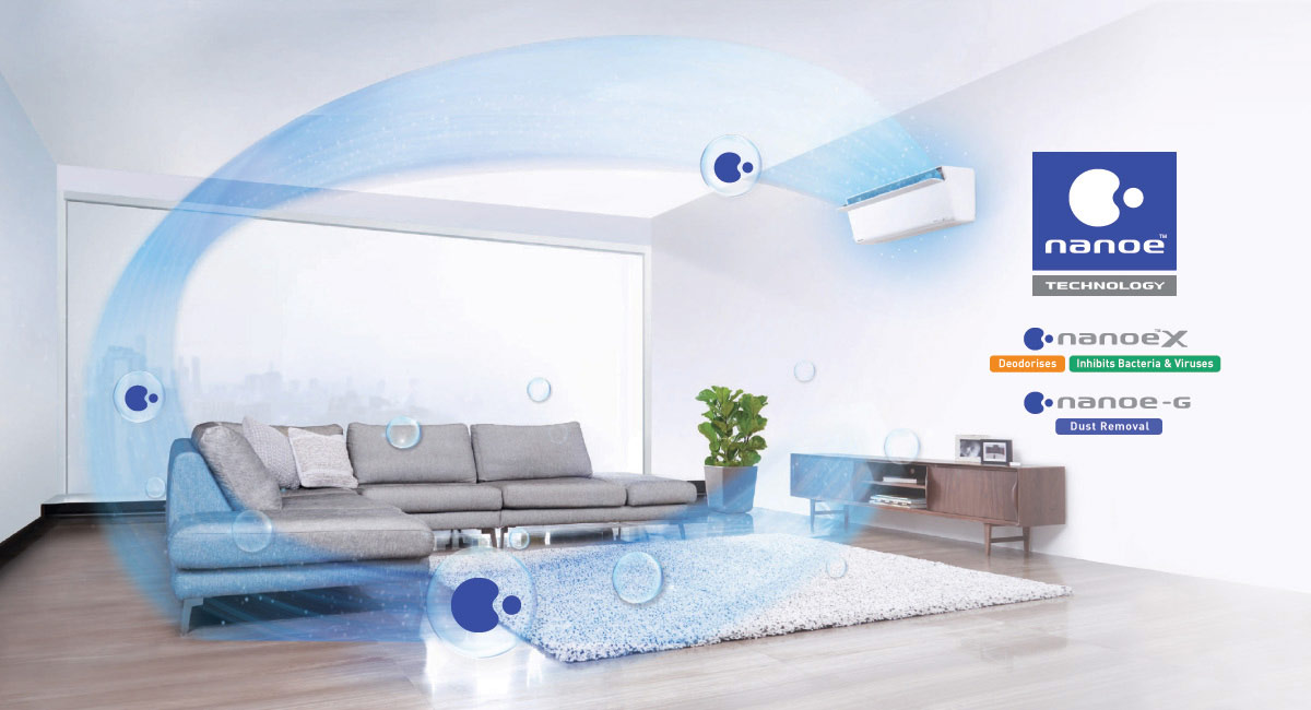 Featuring Panasonic’s nanoe™ – The Most Advanced Air Purification System