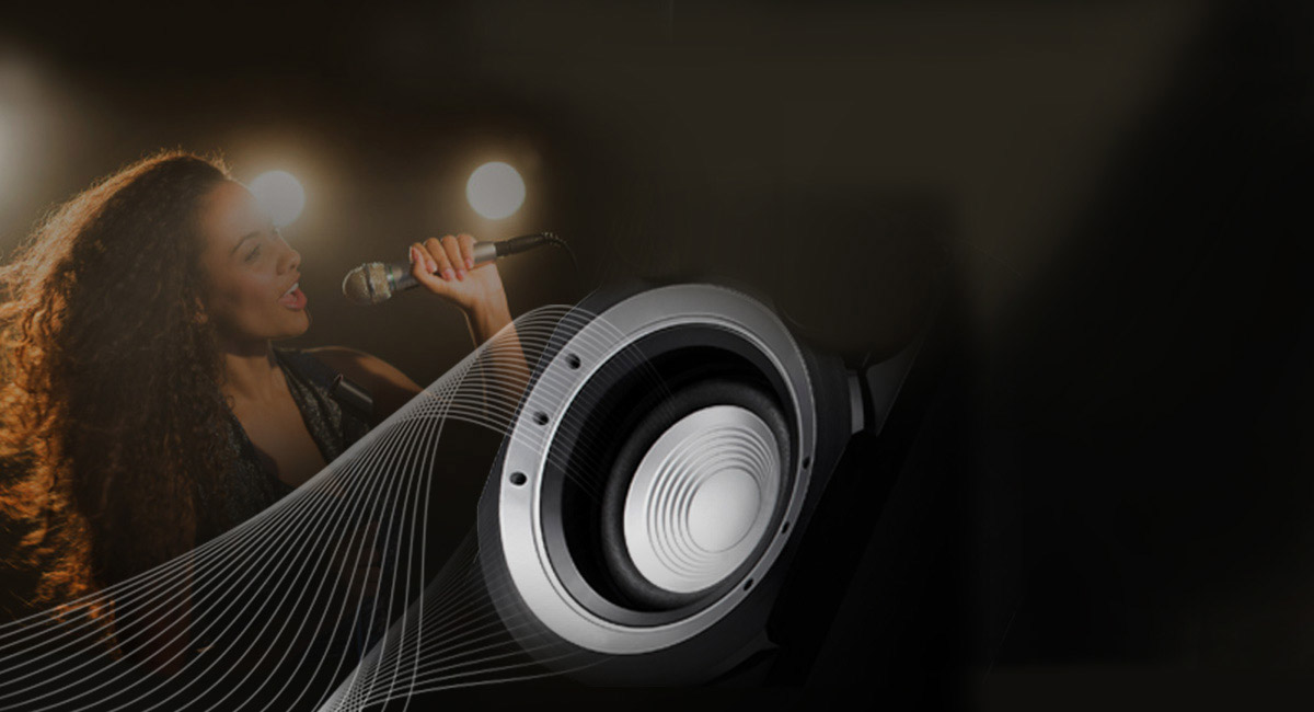 Enjoy clear, sharp sound quality