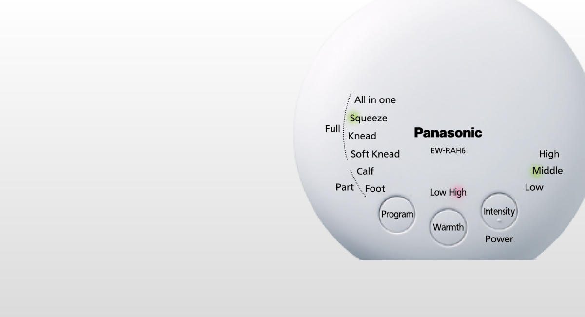 Featuring 6 massage programs learned from professionals
