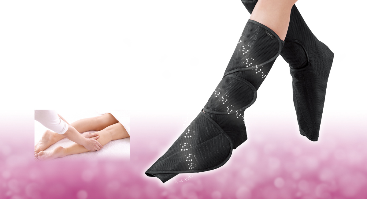 Relaxation / massage method gained from about 80 year’s history of the Panasonic massager.
