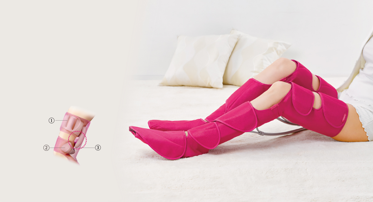 Thigh wrap style comforts the thighs.
