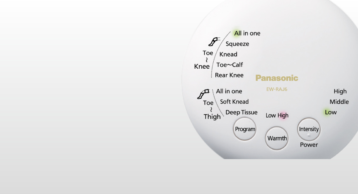 Featuring 8 massage programs learned from professionals
